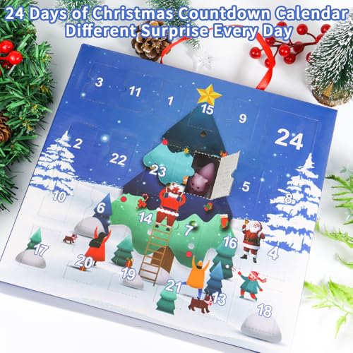 24 Pcs Squishies Fidget Advent Calendar Z620914