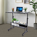 Computer Desk with 4 Rolling Wheels L192497