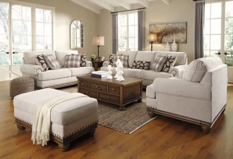 Chenille Ottoman G515179