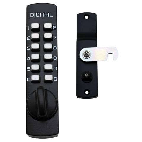 Mechanical Keyless Cabinet Surface Mount Cam Lock - Bright Brass F601524