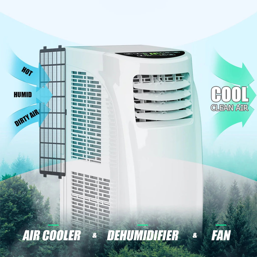 8000BTU Portable Air Conditioner & Dehumidifier R35660