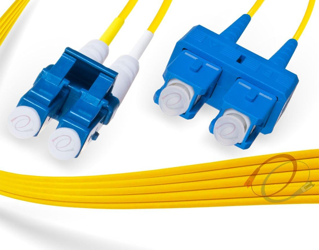 12Pk 3M OS2 LC SC Single Mode Fiber Patch Cables U365