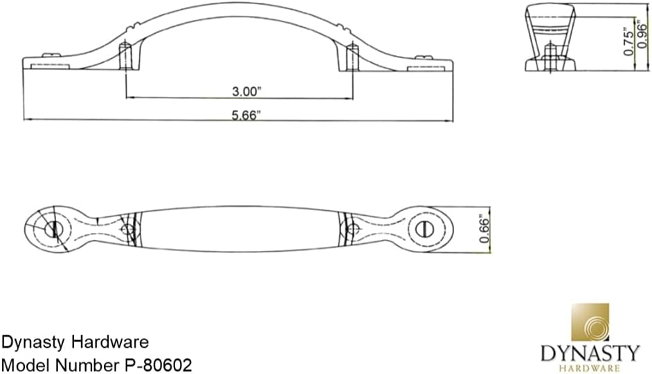 Arched Cabinet Hardware Pull Aged Oil Rubbed Bronze 25 Pack E721