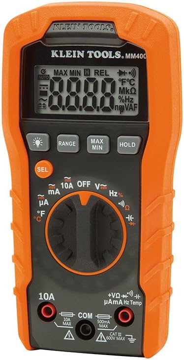 Digital Multimeter, Auto-Ranging, 600V, Pack of 2 S154