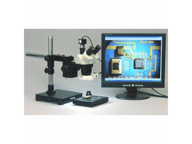 Stereo Microscope on Boom Stand with 1.3MP Digital Camera N898516