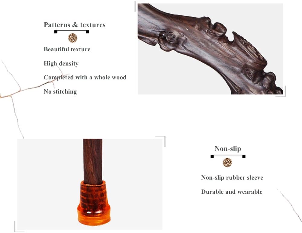 Wood Cane with Curved Handle L68625