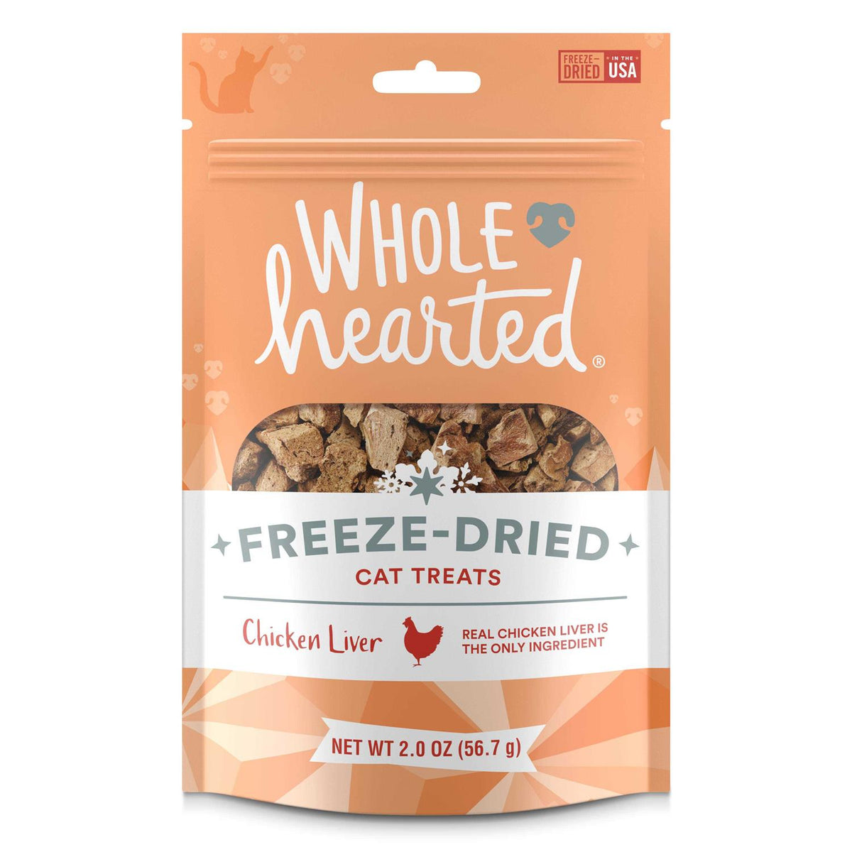Chicken Liver Freeze-Dried Cat Treats D8541