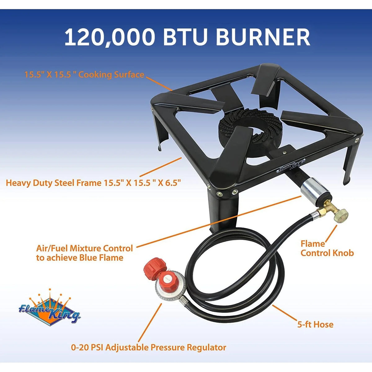 Turkey Fryer Single Propane Burner Outdoor Cooker R5383