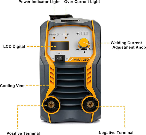 110V/220V 200Amp ARC Stick Welding Machine IGBT Dual Voltage Welder Z65382