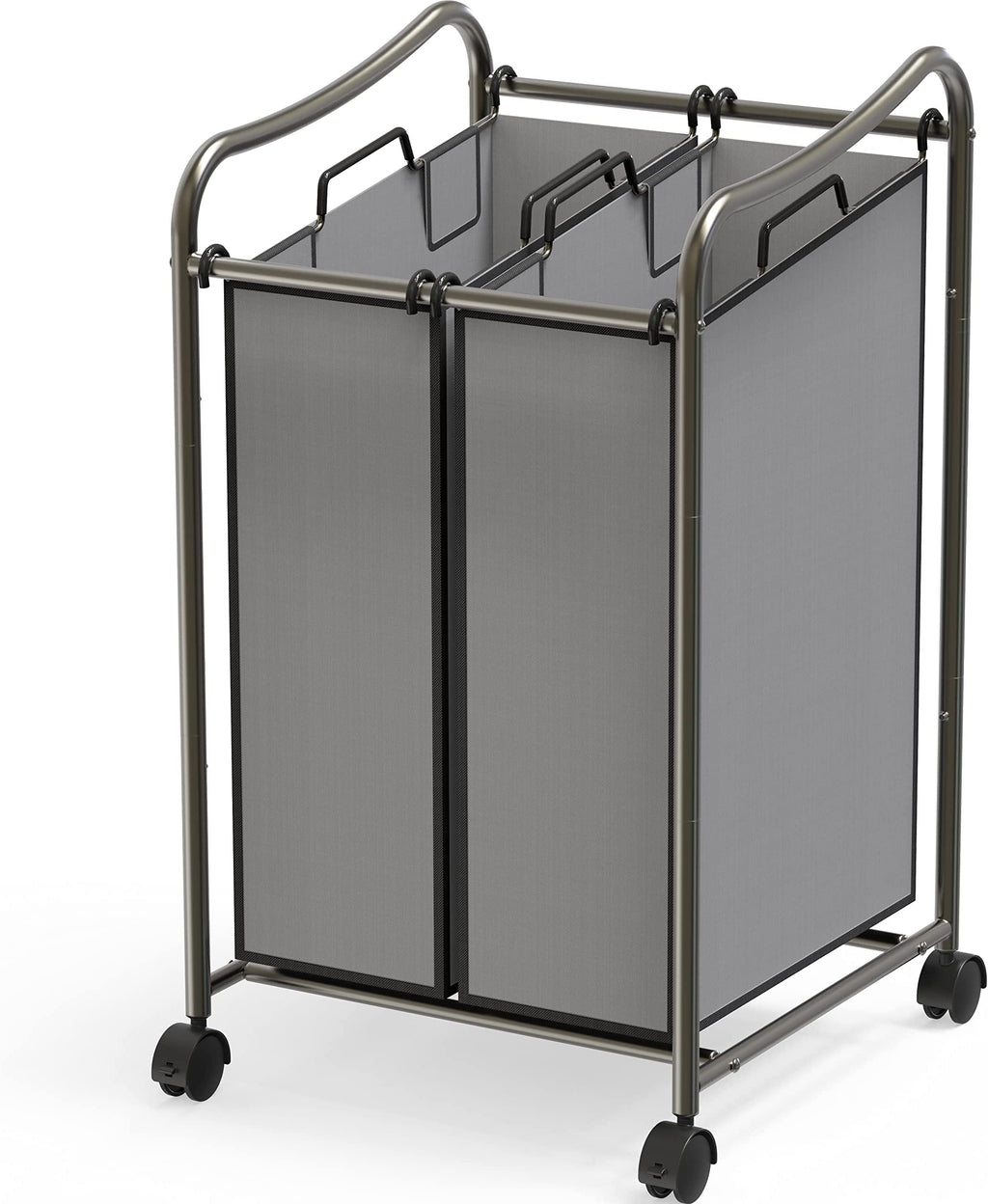 2 Bags Laundry Sorter Dark Grey Z543191