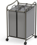 2 Bags Laundry Sorter Dark Grey Z543191