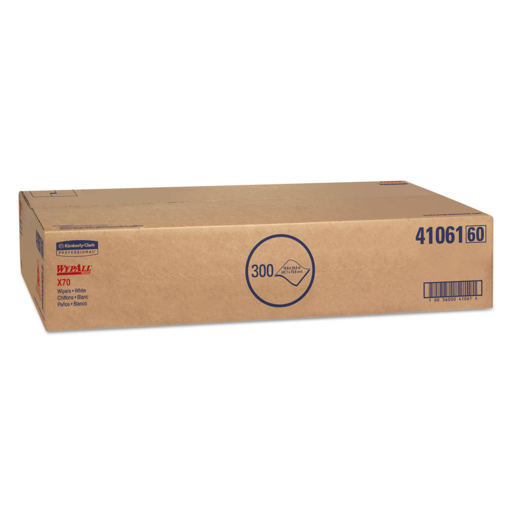 White 29 4/5 x 16 3/5 Wipers, 300/Carton D7808