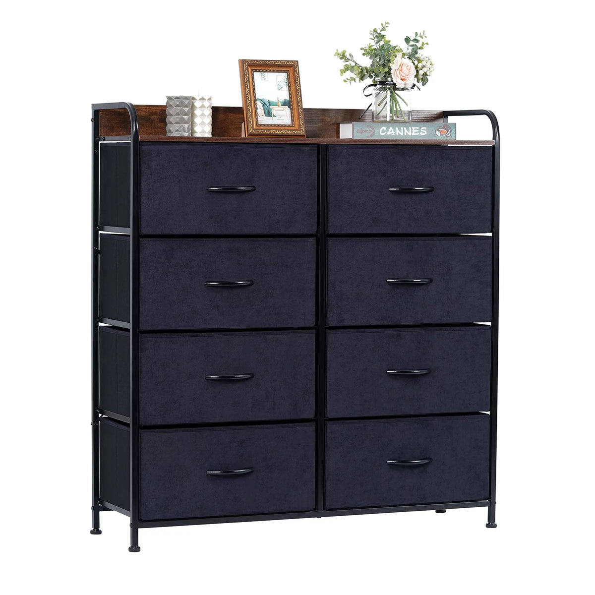 8 Drawer Dresser with Rustic Finish L3815