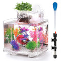 1.6 Gallon Betta Fish Tank with Heater and Filter E612