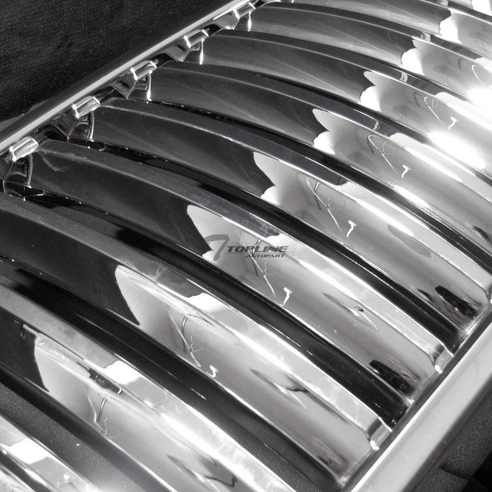 Chrome Front Hood Bumper Grill Grille ABS For Chevy Silverado Tahoe Suburban S704