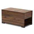 Walnut Brown Finished Cat Litter Box Cover House D8611
