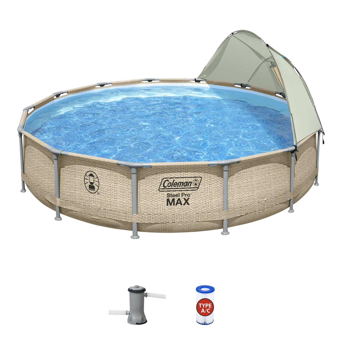 Round Metal Frame Above Ground Pool Set G368258