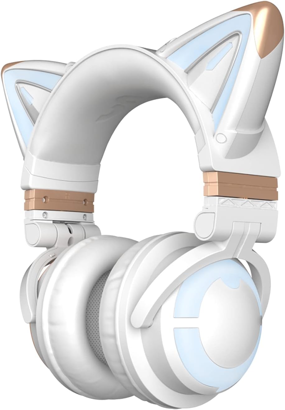 RGB Wireless 5.0 Foldable Gaming Headset with Built-in Mic Y245