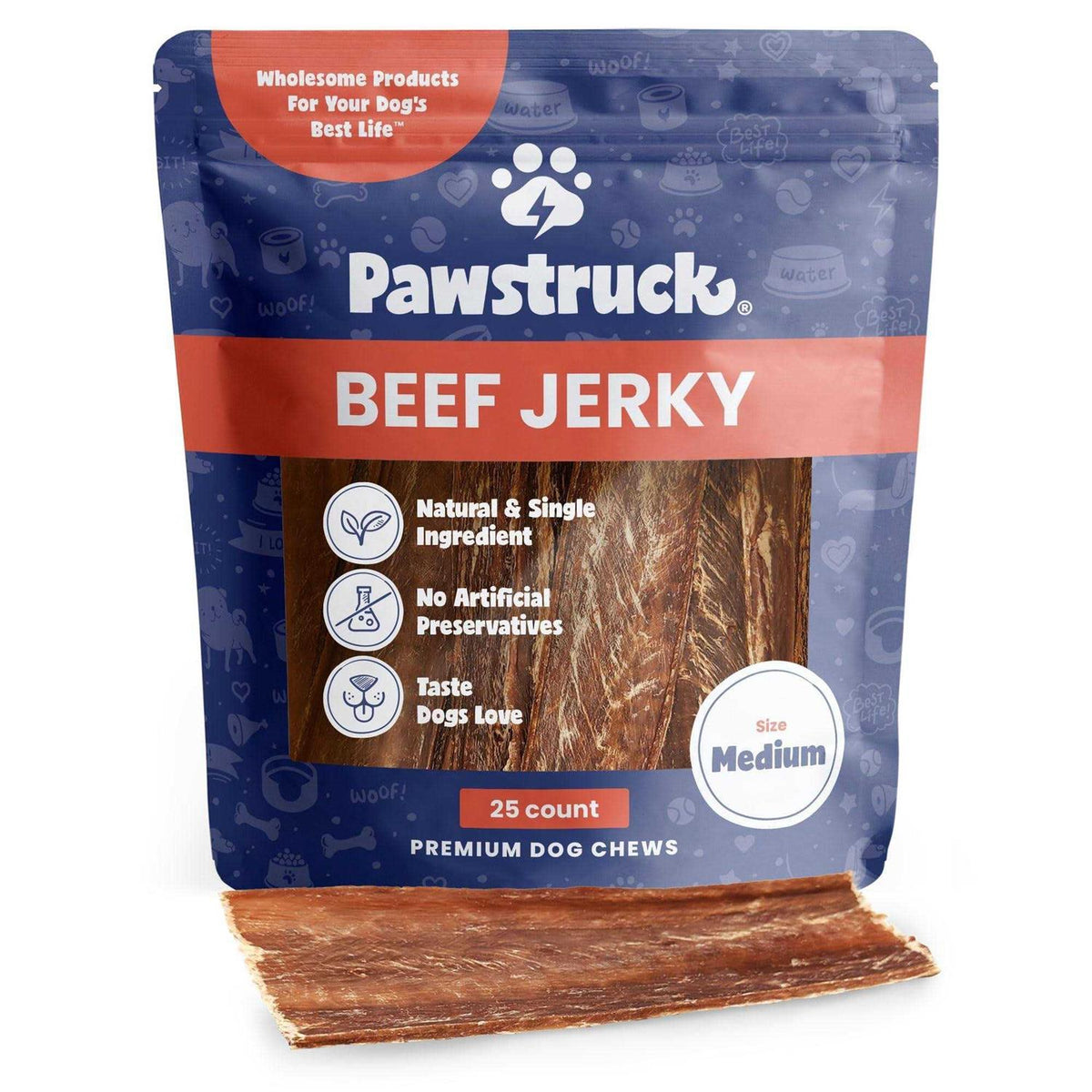 Natural Beef Jerky Dog Chew Treats N224546