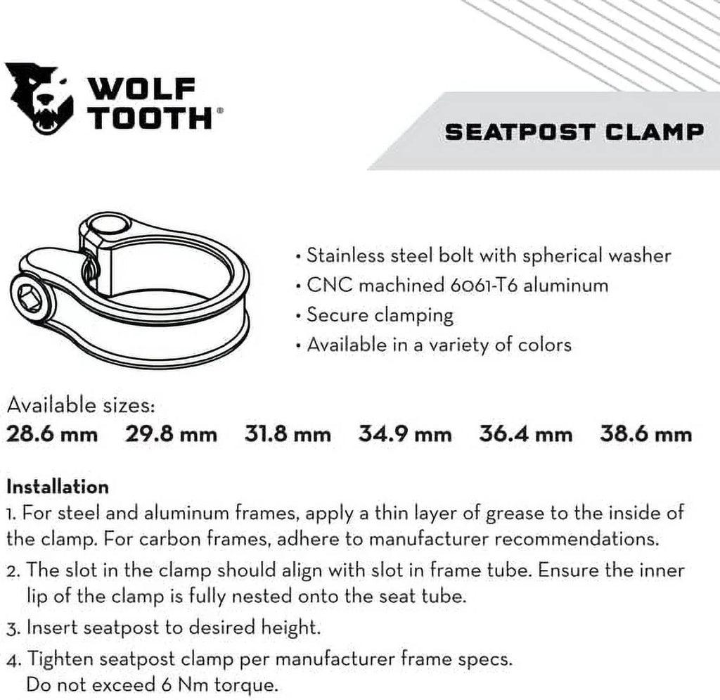 Seatpost Clamp V598