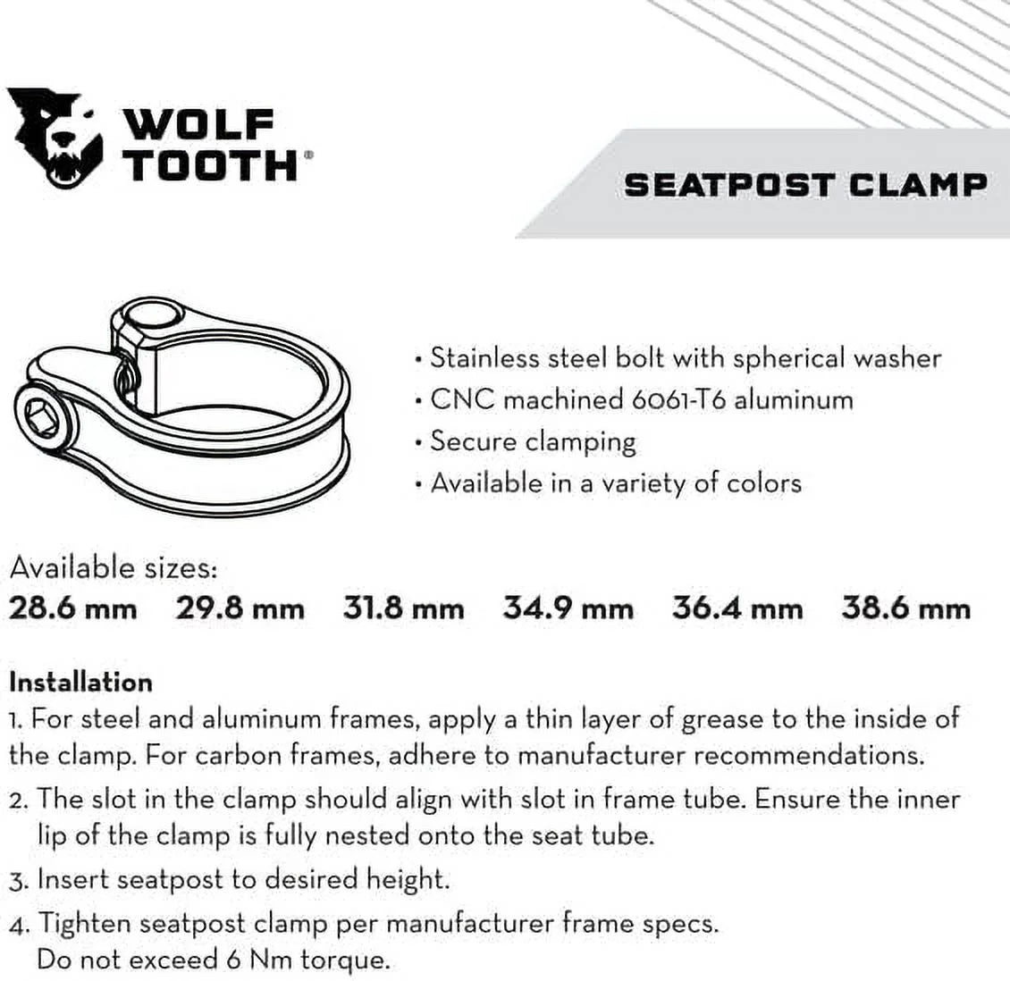 Seatpost Clamp V598