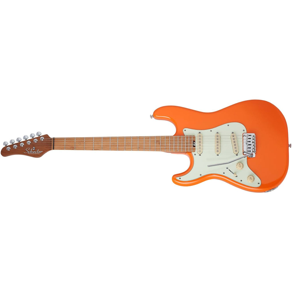 Atomic Orange Left-Handed Guitar V488547