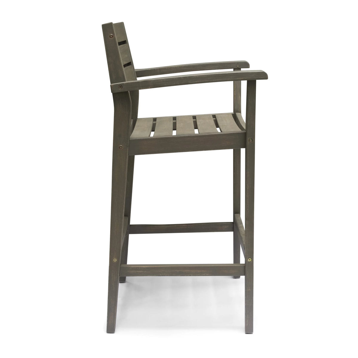 Acacia Wood Barstool Set of 2 T418050