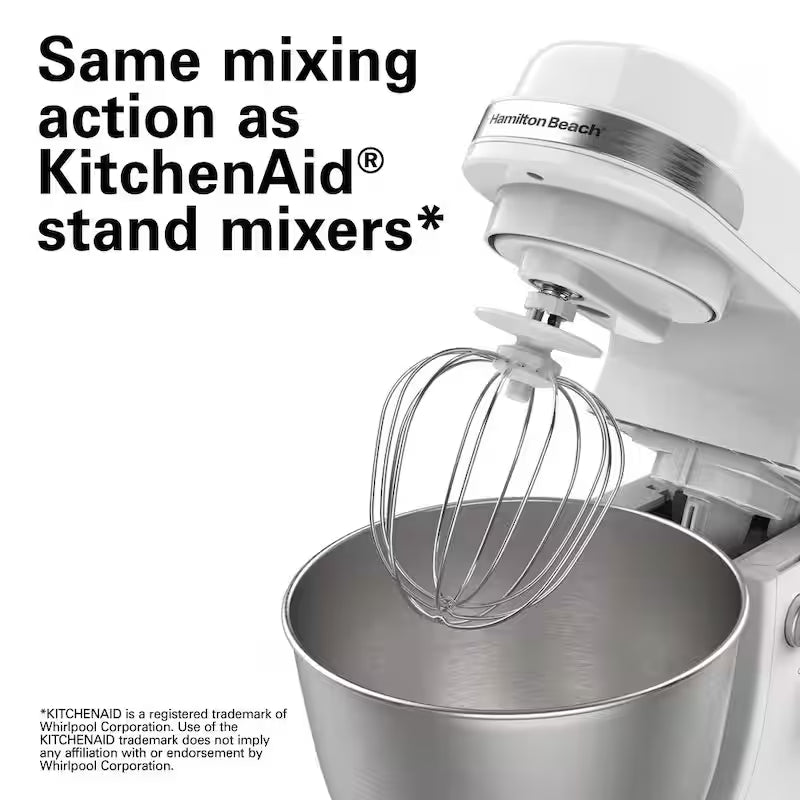 4 Quart 7-Speed White Stand Mixer I195058