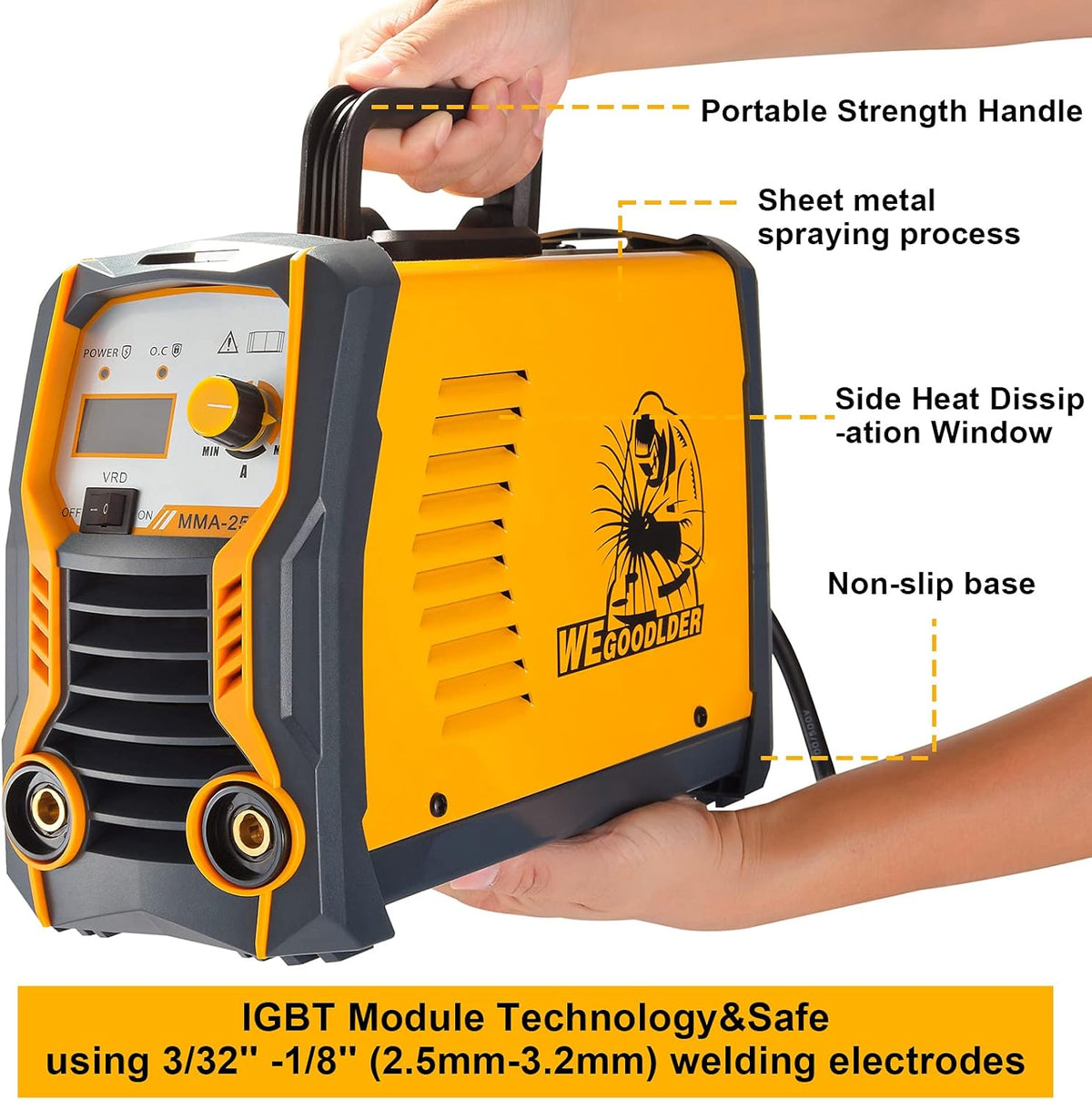 110V/220V 200Amp ARC Stick Welding Machine IGBT Dual Voltage Welder Z65382