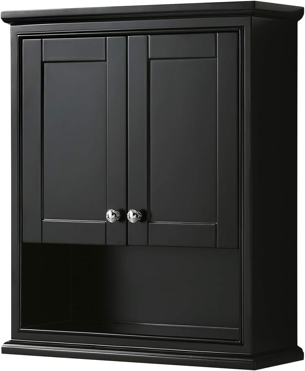 Dark Espresso Wall-Mounted Storage Cabinet M8145