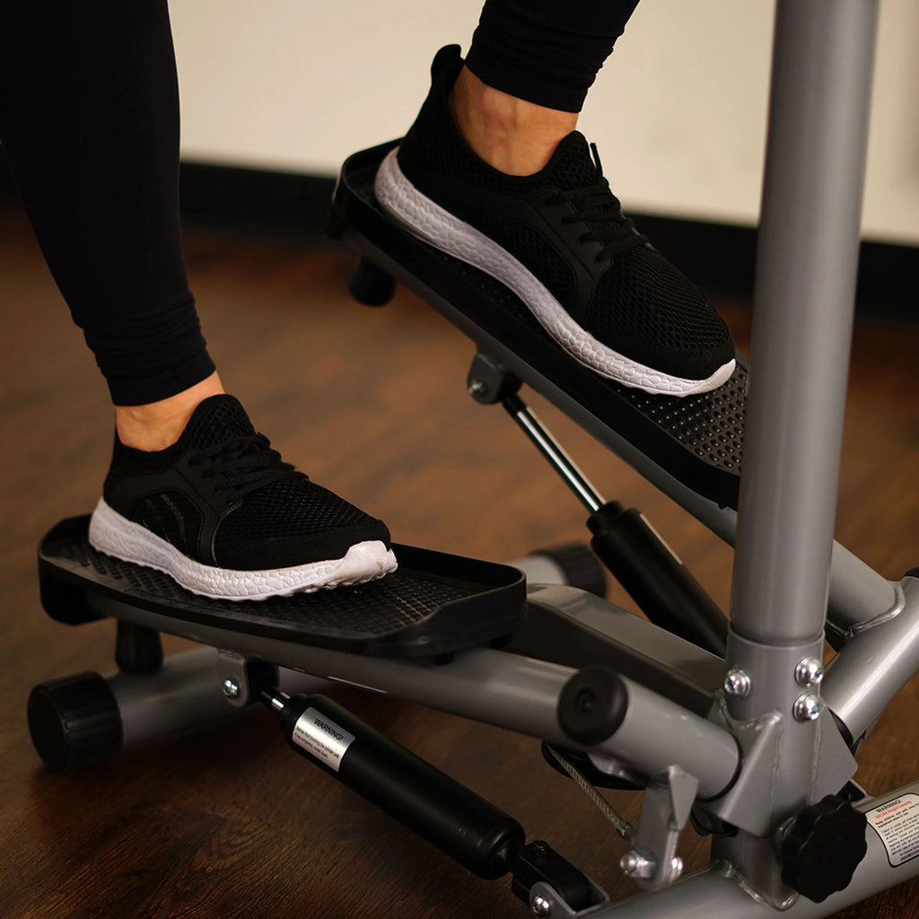 Stair Stepper Machine with Handlebar and LCD Monitor L530