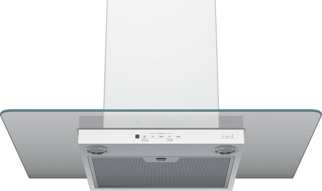 White Matte Wall Mount Range Hood P9262