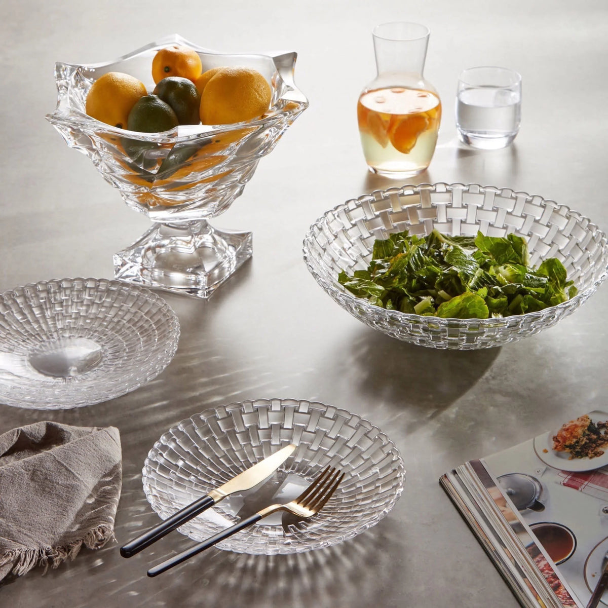 Clear 5-Piece Serving Set E6970