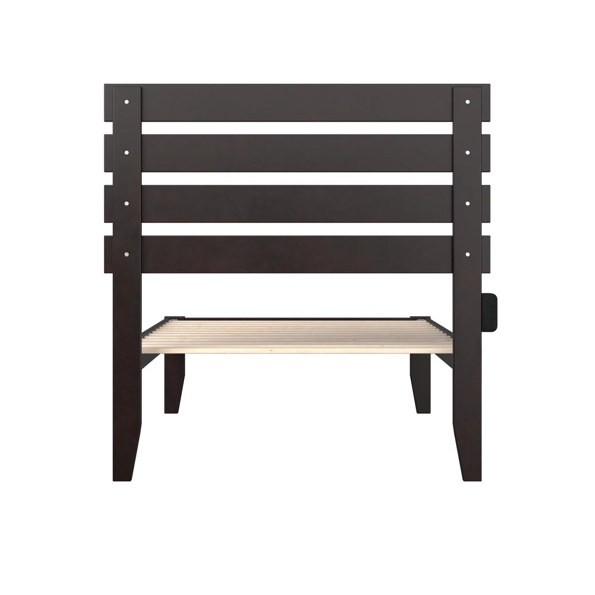 Solid Wood Twin Bed with USB Charger M206837