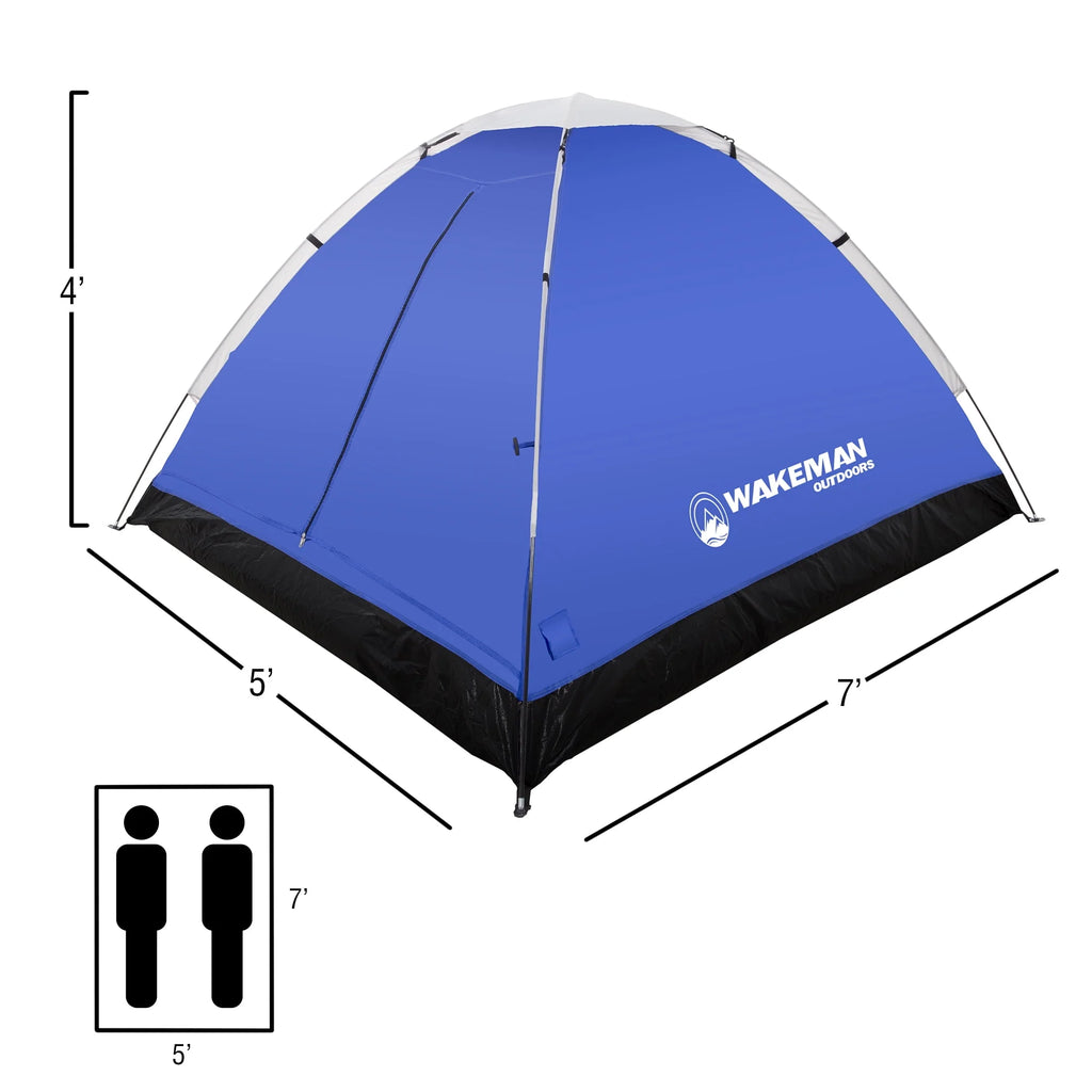 2-Person Water Resistant Dome Tent with Carry Bag N2432