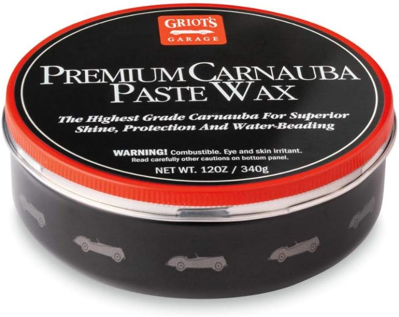 Premium Carnauba Paste Wax 12oz Pack of 2 F168831