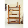 Mango Wood Bookshelf with Teak Finish L790