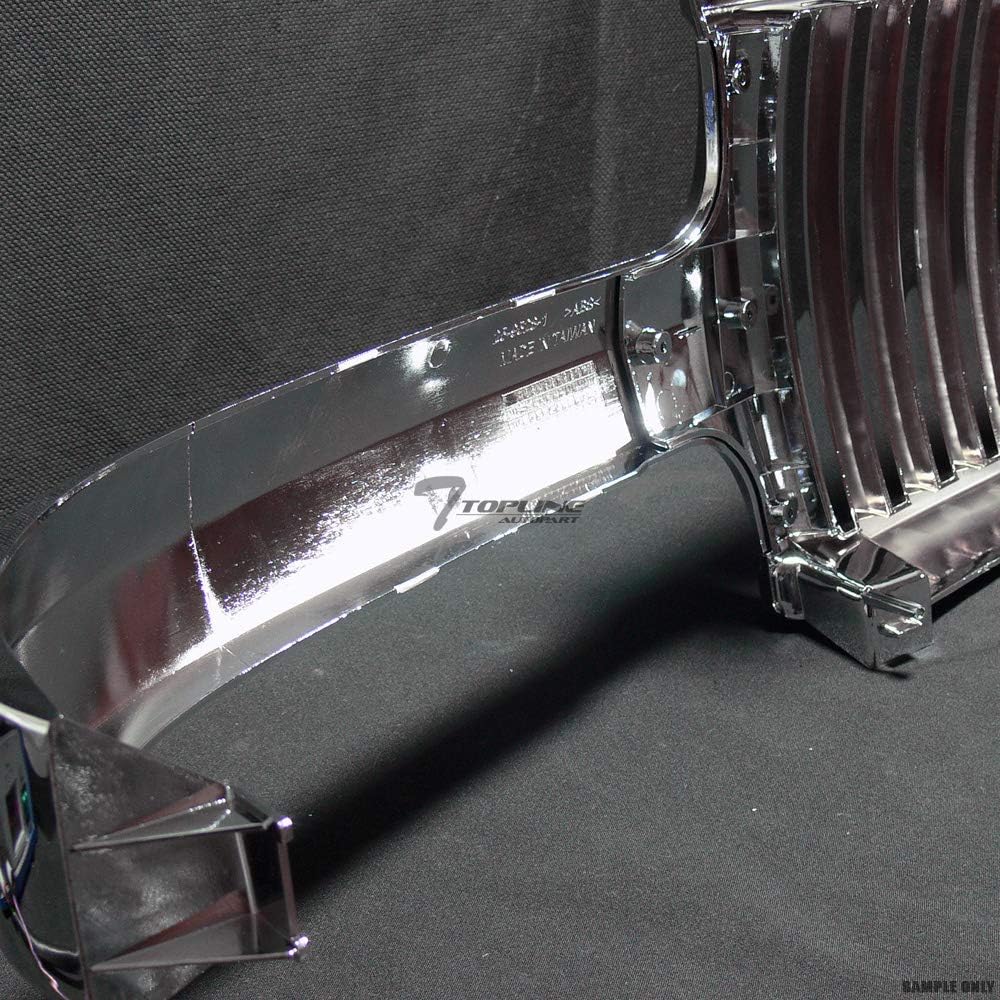 Chrome Front Hood Bumper Grill Grille ABS For Chevy Silverado Tahoe Suburban S704