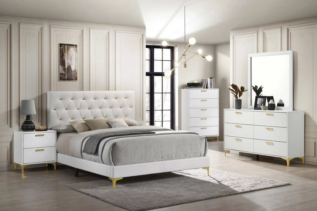 Queen Bedroom Set White Q995610
