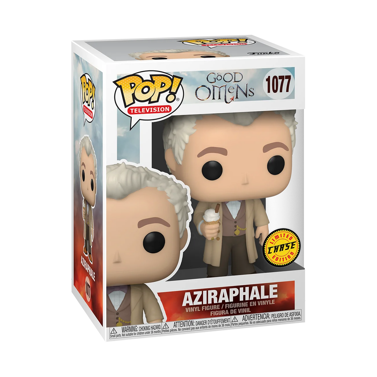 Funko POP! TV: Good Omens Aziraphale with Book with Chase K180