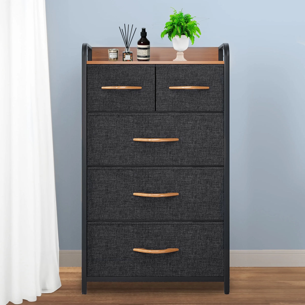 5 Drawer Storage Organizer with Top Shelf R661