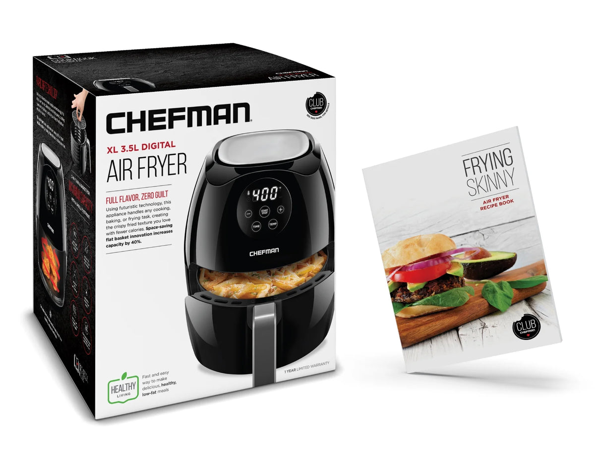 Black Digital Air Fryer 3.5qt I8177