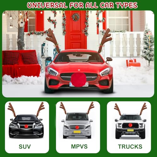 Car Reindeer Antler and Nose Kit Decoration Set B873467