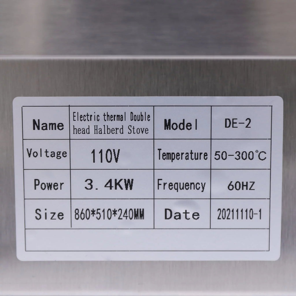 16'' Electric Double Burner Crepe Maker H30276